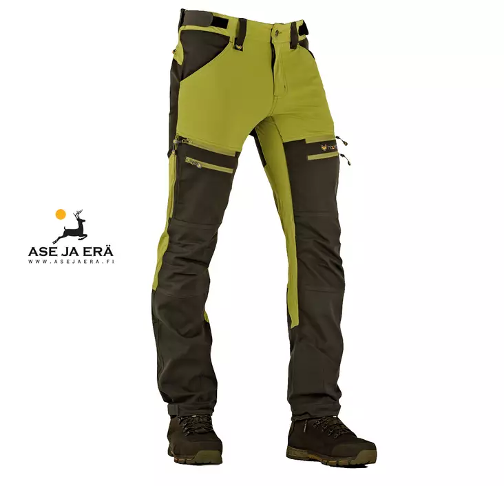 Haunter Vännas tekniset kuorihousut - oliivinvihreä/harmaa - Erä- ja vaellushousut - 7340143701284 - 1