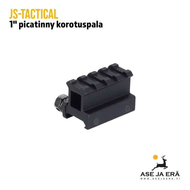 JS-Tactical 1" picatinny korotuspala, 4 uraa - Tukit, kiskot, kahvat ja bipodit - JSRT4 - 1