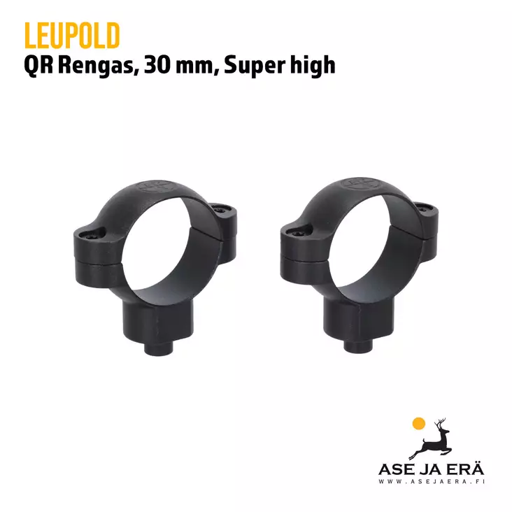 Leupold QR renkaat 30mm putkelle - 30mm kiikarinrenkaat - 030317499334 - 1