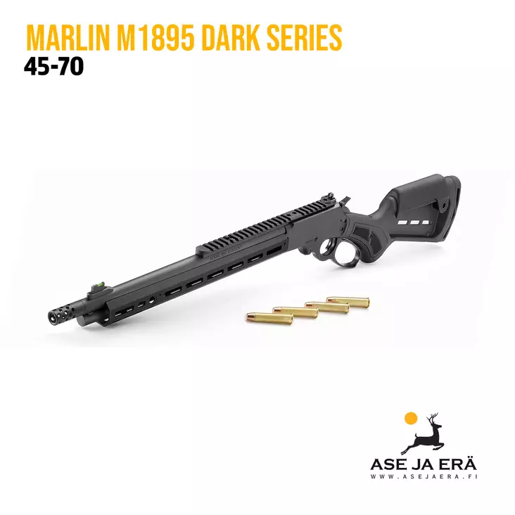 Marlin 1895 Dark Series 45/70 kivääri - Pulttilukkoiset kiväärit - 736676709014 - 1