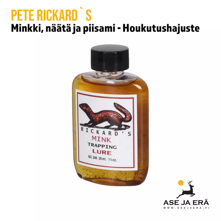 Minkki, näätä ja piisami houkutushajuste Pete Rickard`s - yleiskuva - Petoeläimille - 051537003484 - 1