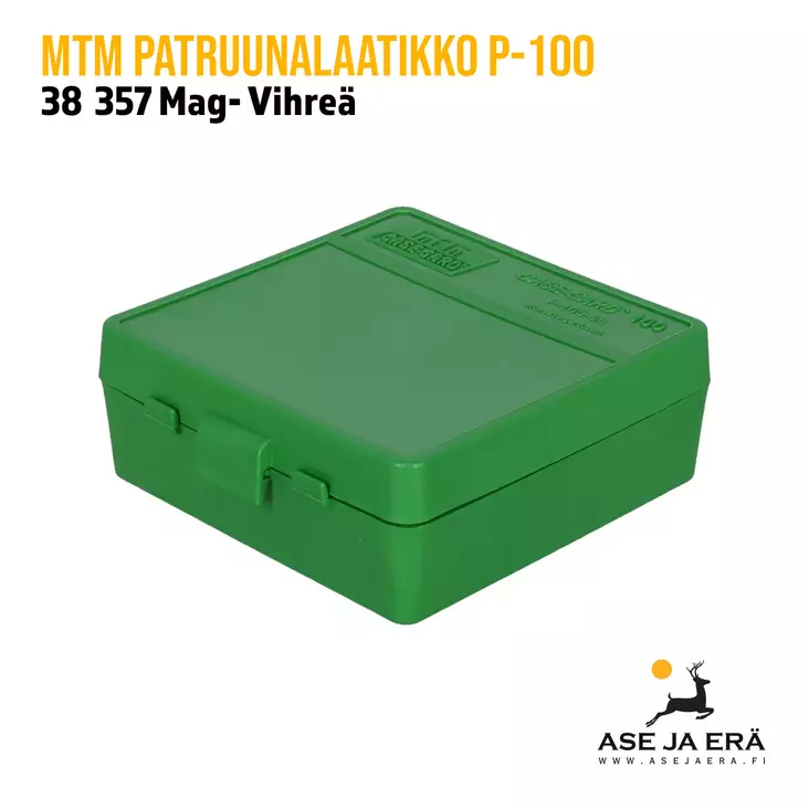 MTM P-100-3 38-357 Mag patruunalaatikko - Patruunalaatikot, -rasiat ja -levyt - 026057113104 - 1