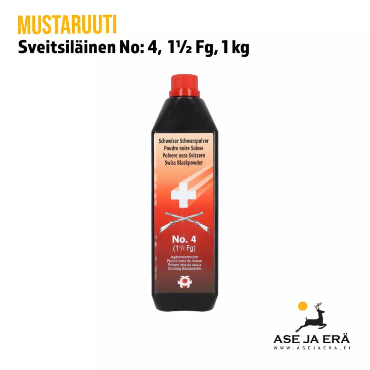 Mustaruuti sveitsiläinen no:4 1 kg 1,5fg - Mustaruuti - nr4 - 2