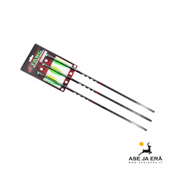 PSE Fang / Coalition 20" varsijousen hiilikuitunuoli 3kpl - Hiilikuitunuolet - 042958556444 - 2