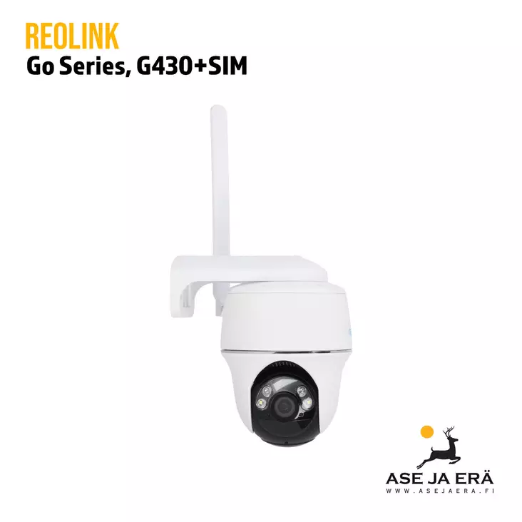 Reolink Go Series G430 + SIM akkukäyttöinen 4G-älykamera ulkokäyttöön - Lähettävä riistakamera - 6975253983254 - 1