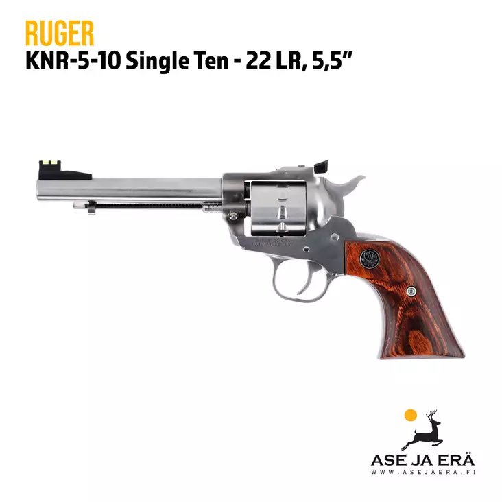 Ruger KNR-5-10 Single Ten pienoisrevolveri 22LR - Pienoisrevolverit - 736676081004 - 1