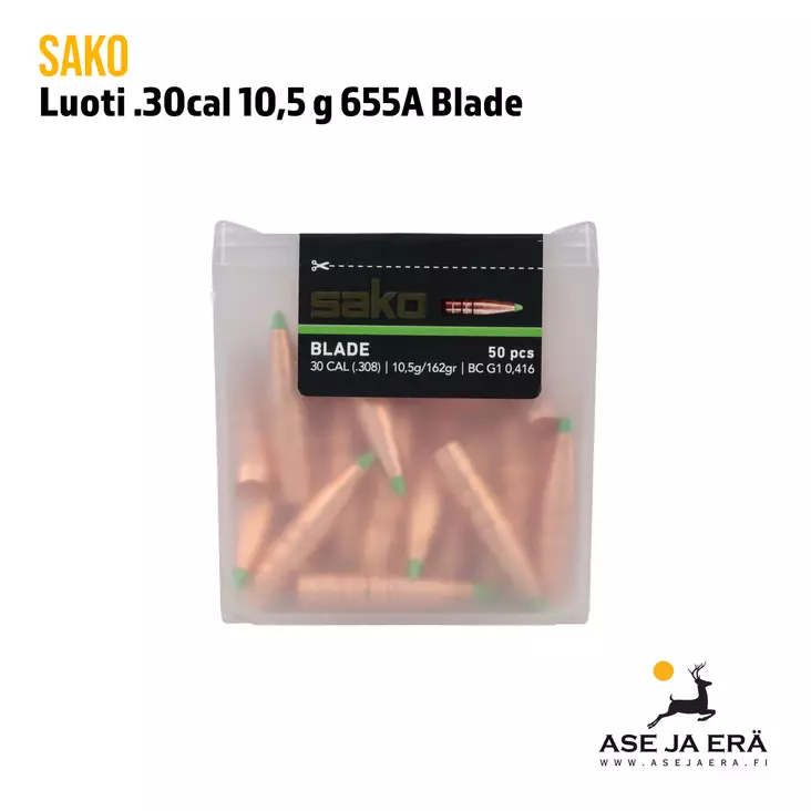 Sako 655A Powerhead Blade 30cal 10,5g metsästysluoti - .30 luodit - 6438053198124 - 1