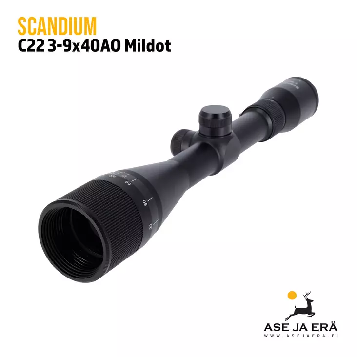 Scandium C22 3-9x40AO -kiikaritähtäin - Scandium kiikaritähtäimet - 7340143710644 - 1