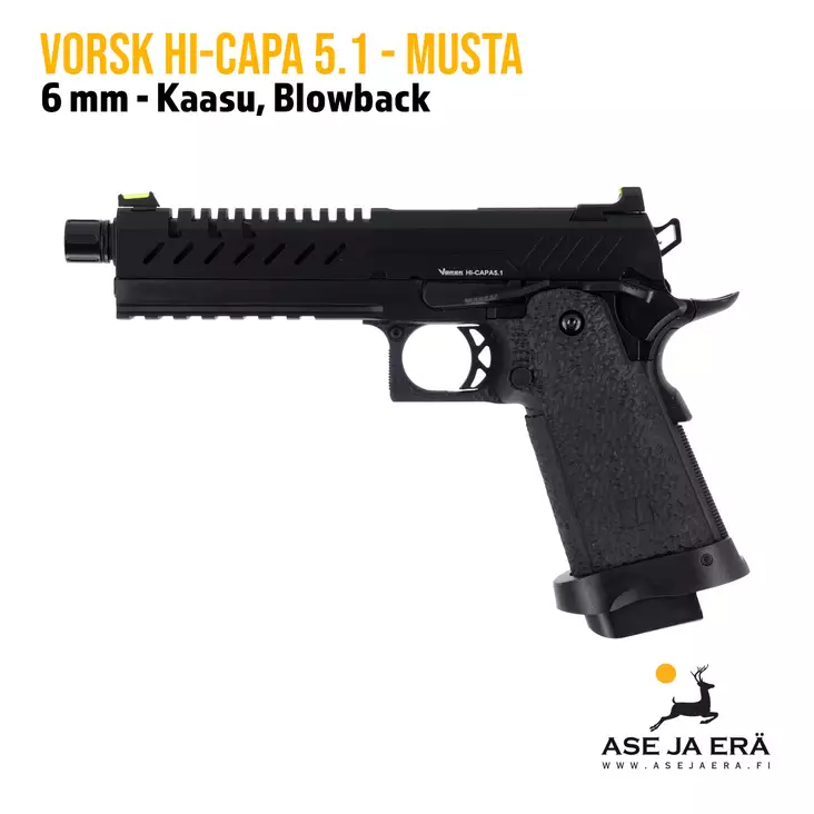 VORSK Hi-Capa 5.1 6 mm GBB - kaasu - Pistoolit ja -revolverit - 5060644105474 - 1
