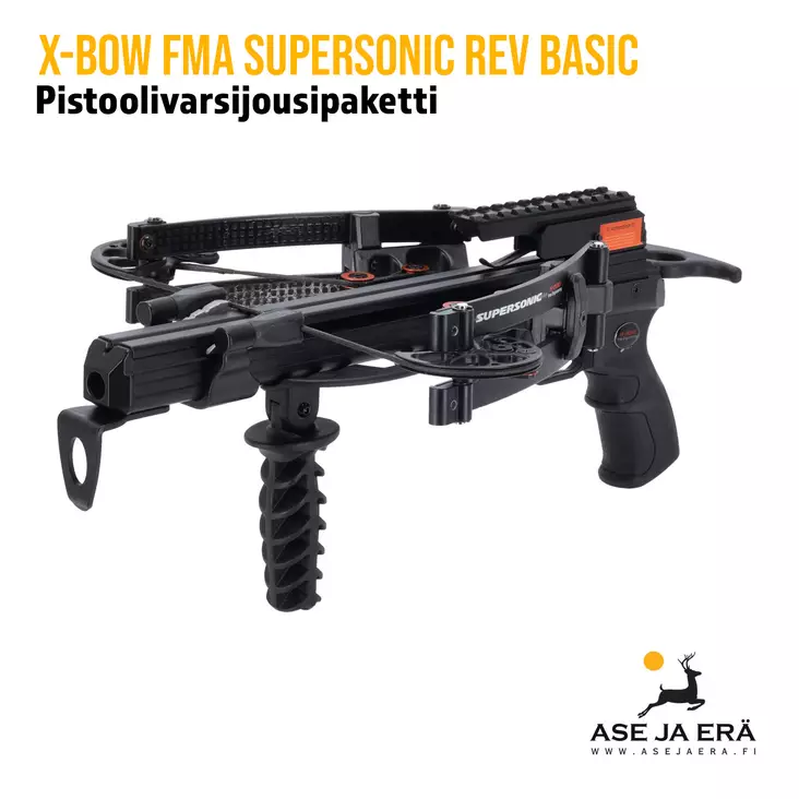 X-Bow FMA Supersonic REV Basic Pistoolivarsijousi - Pistoolijouset - 4064298213364 - 1