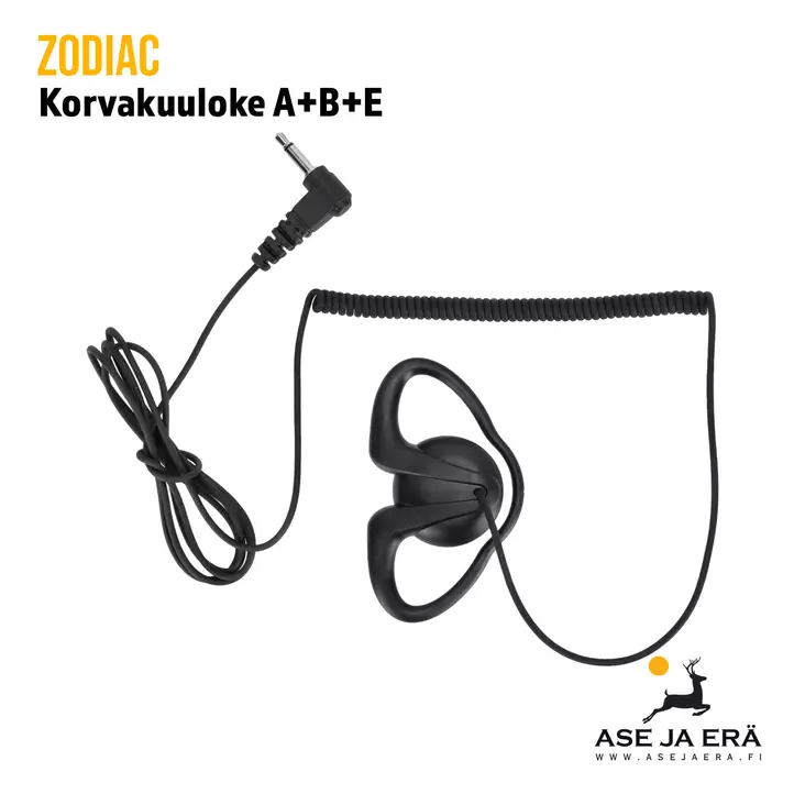 Zodiac korvakuuloke A+B+E, stereopistoke - Headsetit ja kuulokkeet - 7036094200401 - 2