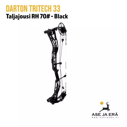 Darton Tritech 33 RH 70# Black Monipuolinen metsästysjousi - Yleiskuva - Metsästysjousi - 0014981711015 - 1