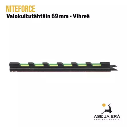 NiteForce valokuitutähtäin 69 mm BriteSight - Kuitutähtäimet haulikkoon - 6430061581325 - 2
