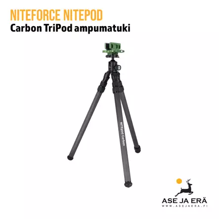 NITEforce Ampumatuki NITEpod CARBON TriPod - Tripod- ja Bipod-ampumatuet - 6430061583435 - 1