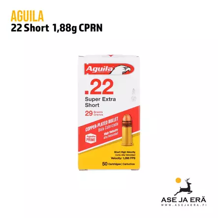 Aguila 22 Short Super Extra HV 29gr pienoskivääripatruuna - 22 Short patruunat - 640420001135 - 1