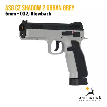 ASG CZ Shadow 2 Urban Grey CO2 Blowback 6mm Airsoft pistooli - Pistoolit ja -revolverit - 5707843086745 - 2