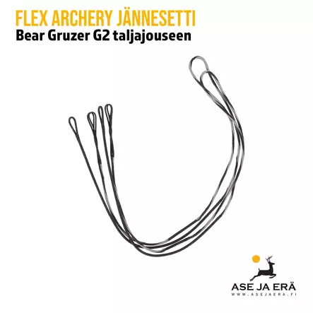 Flex Archery Bear Cruzer G2 jännesarja - Valmiit jänteet - 8720054279475 - 2