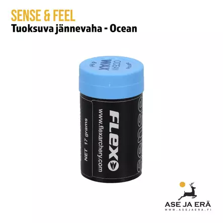 Flex Archery tuoksuva jännevaha Sense & Feel - Ocean - edestä katsottuna - Muut jännetarvikkeet - 006769 - 4