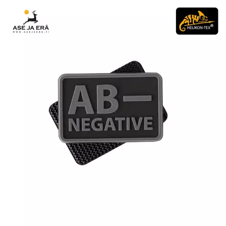 Helikon-Tex blood patch 2 kpl veriryhmä musta/harmaa - Muut asusteet - 5908218766945 - 1