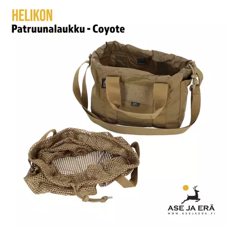 Helikon-Tex Ammo Bucket patruunalaukku, Coyote - laukku ja sisäverkko erillään - Reput ja laukut - 5902688033675 - 7