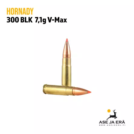 Hornady BLACK® V-MAX .300 BLK 7,1g kivääripatruuna - Muut kaliiperit - 090255808735 - 2