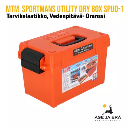 MTM SPUD-1 Sportmans Utility tarvikelaatikko oranssi - Muut aseenpuhdistustarvikkeet - 026057362175 - 2
