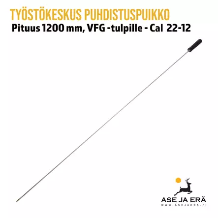 Puhdistuspuikko  Pituus 1200 mm, VFG -tulpille - Cal  22-12 - Yleiskuva - Puhdistussarjat ja -harjat - 6430066780495 - 3