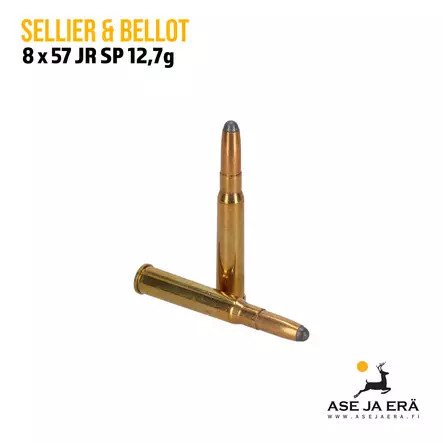 Sellier & Bellot 8x57 JR SP 12,7g kiväärinpatruuna - Muut kaliiperit - 8590690331765 - 2