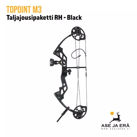 Topoint M3 taljajousipaketti RH musta - yleiskuva jousesta - RTS taljajousipaketit - 6017410932955 - 1
