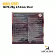 12/70 Steel Sport Nobel 28g Haulikon kiekkopatruuna - Haulikon ratapatruunat - 3268790022115 - 7