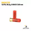 12/70 Winchester Buckshot 30,5g 7,60mm haulikonpatruuna 10 kpl - Buckshot, yli 4mm - 634957811015 - 5