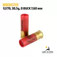 12/70 Winchester Buckshot 30,5g 7,60mm haulikonpatruuna 10 kpl - Buckshot, yli 4mm - 634957811015 - 2