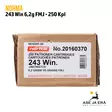 243 Norma Jaktmatch 6,2g FMJ Kiväärinpatruuna - Muut kaliiperit - 739323160375 - 10