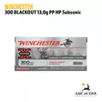 300 BLK Winchester PP HP Subsonic 13,0g kivääripatruuna - Muut kaliiperit - 020892223325 - 1