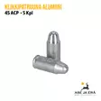 45ACP alumiininen klikkipatruuna 5kpl - Klikkipatruunat - 6410364601555 - 3