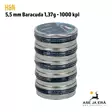 5,5mm H&N Baracuda 1,37g  1000 Kpl - Yleiskuva - 5,5 mm luodit - 4047058001951x5 - 1