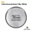 5,5mm H&N Baracuda Hunter 1,18g 200 kpl- Rasian pohja EAN näkyvissä - 5,5 mm luodit - 4047058015095 - 10