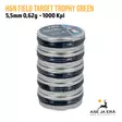 5,5mm H&N Field TargetTrophy Green 200 Kpl - Yläviistosta - 5,5 mm luodit - 4047058015033x5 - 1