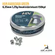 6,35mm H&N Baracuda Green 150 kpl rasia ja luoteja - 6,35 mm luodit - 4047058019505 - 3