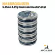 6,35mm H&N Baracuda Green 5 rasiaa - 6,35 mm luodit - 4047058019505X5 - 1
