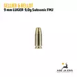 9 mm Sellier & Bellot 9 g Subsonic FMJ pistoolipatruuna - 9mm pistoolin patruunat - 8590690310555 - 3