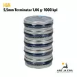 5,5mm H&N Terminator 1,06 g 1000 kpl - 5 rasiaa päällekkäin - 5,5 mm luodit - 4047058018010x5 - 1