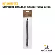Helikon-Tex SURVIVAL BRACELET Paracord ranneke olive green EAN - Muut asusteet - 5908218718005 - 8