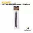 Helikon-Tex SURVIVAL BRACELET Paracord ranneke olive green paketti - Muut asusteet - 5908218718005 - 7