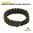 H SURVIVAL BRACELET Olive Green - Muut asusteet - 5908218718005 - 3