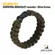 H SURVIVAL BRACELET Olive Green - Muut asusteet - 5908218718005 - 2
