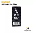 ProAirsoft CO2 patruuna 12g 10 kpl - Myyntipakkaus EAN näkyvissä - Co2 kaasupatruunat - 6430034892885 - 8
