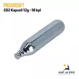 ProAirsoft CO2 patruuna 12g 10 kpl - kapseli etuviistosta - Co2 kaasupatruunat - 6430034892885 - 5