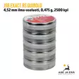 JSB Exact RS Diabolo 4,52 mm ilma-aseluoti, 0,475 g, 2500 kpl, viisi 500 luodin rasiaa yleiskuva - 4,5 mm luodit - 8594180450486C5 - 1