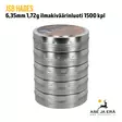 6,35mm JSB Hades 1,72g ilmakiväärinluoti 1500 kpl - yleiskuva viisi rasiaa pinossa - 6,35 mm luodit - 85941804510945 - 1